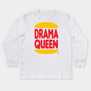 DRAMA QUEEN Kids Long Sleeve T-Shirt